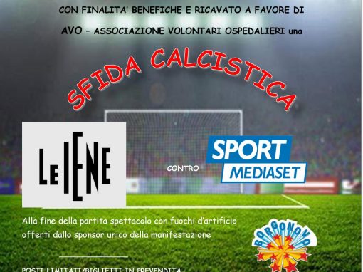 Le Iene e Sport Mediaset scendono in campo a favore dell’AVO
